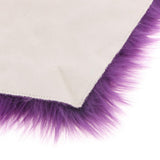 Maxbell 40x50cm Shaggy Heart Shape Area Rug Floor Carpet Mat Cushion Pad Purple - Aladdin Shoppers