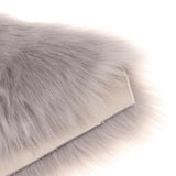 Maxbell 40x50cm Shaggy Heart Shape Area Rug Floor Carpet Mat Cushion Pad Grey - Aladdin Shoppers