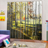 Maxbell 1 Pair Thermal Insulated Blackout Window Curtain Panel Birch - Aladdin Shoppers