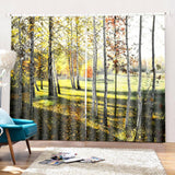Maxbell 1 Pair Thermal Insulated Blackout Window Curtain Panel Birch - Aladdin Shoppers