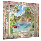 Maxbell 1 Pair Thermal Insulated Blackout Window Curtain Panel Balcony - Aladdin Shoppers