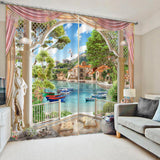 Maxbell 1 Pair Thermal Insulated Blackout Window Curtain Panel Balcony - Aladdin Shoppers