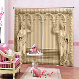 Maxbell 1 Pair Thermal Insulated Blackout Window Curtain Panel Goddess - Aladdin Shoppers