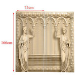 Maxbell 1 Pair Thermal Insulated Blackout Window Curtain Panel Goddess - Aladdin Shoppers