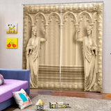 Maxbell 1 Pair Thermal Insulated Blackout Window Curtain Panel Goddess - Aladdin Shoppers