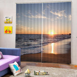 Maxbell 1 Pair Thermal Insulated Blackout Window Curtain Panel Sunrise 1 - Aladdin Shoppers