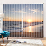 Maxbell 1 Pair Thermal Insulated Blackout Window Curtain Panel Sunrise 1 - Aladdin Shoppers