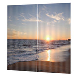 Maxbell 1 Pair Thermal Insulated Blackout Window Curtain Panel Sunrise 1 - Aladdin Shoppers