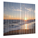 Maxbell 1 Pair Thermal Insulated Blackout Window Curtain Panel Sunrise 1 - Aladdin Shoppers
