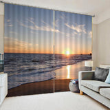 Maxbell 1 Pair Thermal Insulated Blackout Window Curtain Panel Sunrise 1 - Aladdin Shoppers