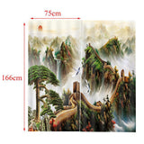 Maxbell 1 Pair Thermal Insulated Blackout Window Curtain Panel Great Wall - Aladdin Shoppers