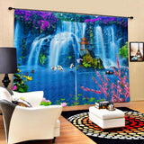 Maxbell 1 Pair Thermal Insulated Blackout Window Curtain Panel Waterfall 1 - Aladdin Shoppers