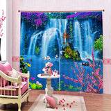 Maxbell 1 Pair Thermal Insulated Blackout Window Curtain Panel Waterfall 1 - Aladdin Shoppers