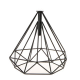 Maxbell 2Pcs Geometric Diamond Ceiling Pendant Light Shade Lampshades Cover Inside