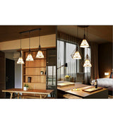 Maxbell 2Pcs Geometric Diamond Ceiling Pendant Light Shade Lampshades Cover Inside