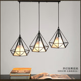 Maxbell 2Pcs Geometric Diamond Ceiling Pendant Light Shade Lampshades Cover Inside
