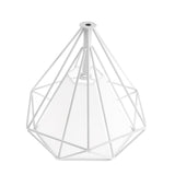 Maxbell 2Pcs Geometric Diamond Ceiling Pendant Light Shade Lampshades Cover Inside