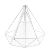 Maxbell 2Pcs Geometric Diamond Ceiling Pendant Light Shade Lampshades Cover Inside