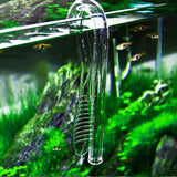 Maxbell 2Pcs Aquarium Tank Outlet Glass Lily Pipe Outflow Water Filter Pipe 13mm