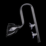 Maxbell 2Pcs Aquarium Tank Outlet Glass Lily Pipe Outflow Water Filter Pipe 13mm