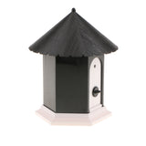Maxbell Maxbell Ultrasonic Dog Bark Controller Barking Repeller Outdoor Bird House Shape Black