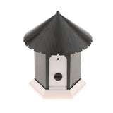 Maxbell Maxbell Ultrasonic Dog Bark Controller Barking Repeller Outdoor Bird House Shape Black
