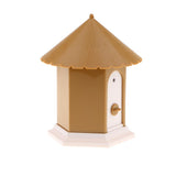 Maxbell Maxbell Ultrasonic Dog Bark Controller Barking Repeller Outdoor Bird House Shape Brown