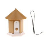 Maxbell Maxbell Ultrasonic Dog Bark Controller Barking Repeller Outdoor Bird House Shape Brown