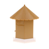 Maxbell Maxbell Ultrasonic Dog Bark Controller Barking Repeller Outdoor Bird House Shape Brown