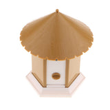 Maxbell Maxbell Ultrasonic Dog Bark Controller Barking Repeller Outdoor Bird House Shape Brown