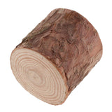 35pcs Natural Tree Stump Wooden Candle Holder Tea Light Candlelight 5cm