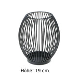 Maxbell 2 pcs Iron Wire Tea Light Candle Case Home Garden Ornament Creative Art Gift