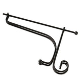 Maxbell 2Pcs Iron Display Easel China Bowl Plate Display Rack Holder Black 4inch