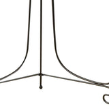 Maxbell 2Pcs Iron Display Easel China Bowl Plate Display Rack Holder Black 4inch