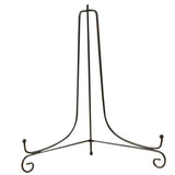 Maxbell 2Pcs Iron Display Easel China Bowl Plate Display Rack Holder Black 4inch