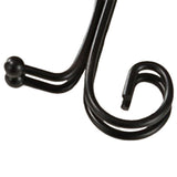 Maxbell 2Pcs Iron Display Easel China Bowl Plate Display Rack Holder Black 4inch