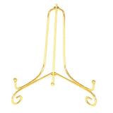 Maxbell 2Pcs Iron Display Easel China Bowl Plate Tabletop Display Rack Holder 6inch
