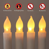 Maxbell 10 Pieces 165mm Tall Electric LED Candle Flameless Candle for Party Decor A
