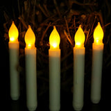 Maxbell 10 Pieces 165mm Tall Electric LED Candle Flameless Candle for Party Decor A