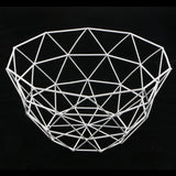 Maxbell 2 x Metal Wire Fruit Basket Bowl Food Serving Dish Candy Biscuit Snack Tray