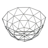 Maxbell 2Pcs Wire Fruit Basket Bowl Food Serving Dish Candy Biscuit Snack Tray Black - Aladdin Shoppers