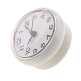 3pcs Silicone Waterproof Kitchen Bathroom Bath Shower Suction Cup Clock