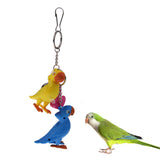 Maxbell Maxbell Parrot Pet Bird Chew Cages Hang Toys Swing Bells Wood Chew Toy Cockatiel #8