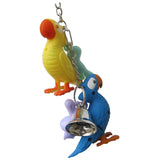 Maxbell Maxbell Parrot Pet Bird Chew Cages Hang Toys Swing Bells Wood Chew Toy Cockatiel #8