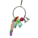 Maxbell Maxbell Parrot Pet Bird Chew Cages Hang Toys Swing Bells Wood Chew Toy Cockatiel #9