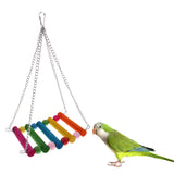 Maxbell Maxbell Pet Supplies Bird Parrot Chew Toys Swing Stand Perch Cage Hanging Toys #17