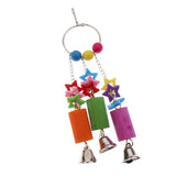 Maxbell Maxbell Hanging Chew Toy Parrot Chewing Toy with a Bell Teeth Care Treat and Chew ##13