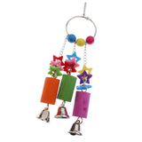 Maxbell Maxbell Hanging Chew Toy Parrot Chewing Toy with a Bell Teeth Care Treat and Chew ##13