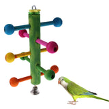 Maxbell Maxbell Hanging Chew Toy Parrot Chewing Toy with a Bell Teeth Care Treat and Chew ##15