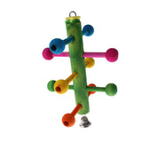 Maxbell Maxbell Hanging Chew Toy Parrot Chewing Toy with a Bell Teeth Care Treat and Chew ##15